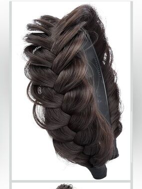 Premium Quality Braided Hairpieces (2) - dark chocolate/dark brown